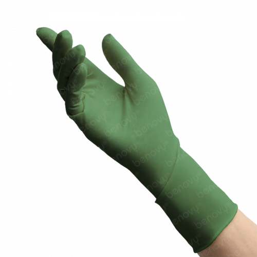 Перчатки хирургические из полихлоропрена неопудренные с многослойным полимерным покрытием. Изготовитель: Малайзия